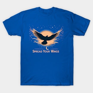 Growth Mindset  - spread your wings like an eagle | Empowerment Flight T-Shirt